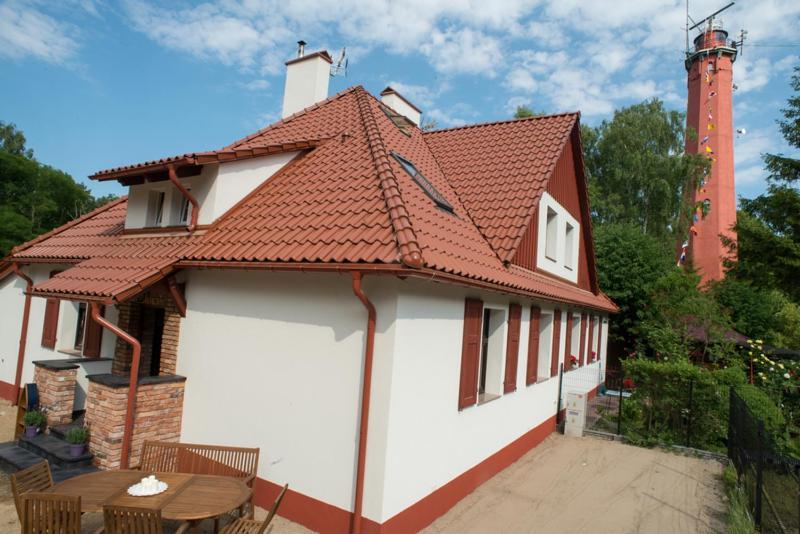 Zabytkowy Dom Latarników Hel Exterior foto